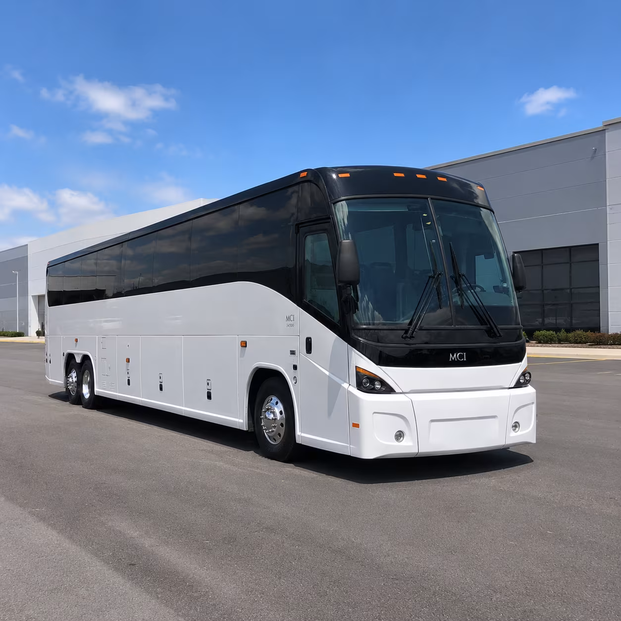 thornton charter bus services exterior