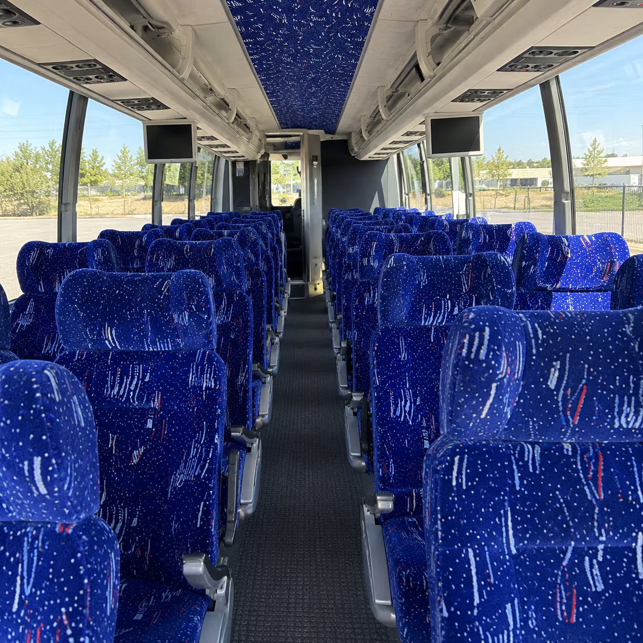 thornton charter bus services interior