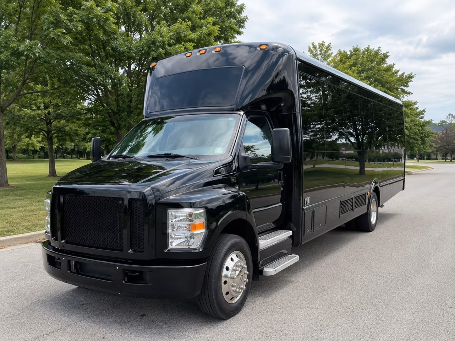 thornton corporate retreat shuttle bus rentals